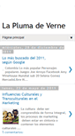 Mobile Screenshot of laplumadeverne.blogspot.com