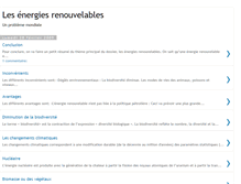 Tablet Screenshot of lesnergiesrenouvelables.blogspot.com