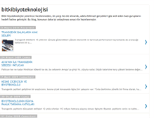 Tablet Screenshot of bitkibiyoteknolojisi.blogspot.com
