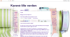 Desktop Screenshot of karenslilleverden.blogspot.com