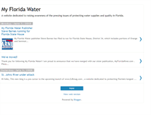 Tablet Screenshot of myfloridawater.blogspot.com