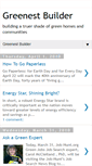 Mobile Screenshot of greenestbuilder.blogspot.com