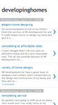 Mobile Screenshot of developinghomes.blogspot.com