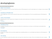 Tablet Screenshot of developinghomes.blogspot.com