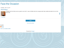 Tablet Screenshot of facetheoccasion.blogspot.com