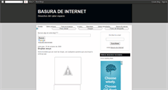 Desktop Screenshot of basuradeinternet.blogspot.com