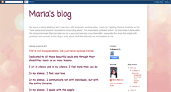 Desktop Screenshot of mariamakhoul.blogspot.com