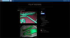 Desktop Screenshot of felixdezigns.blogspot.com