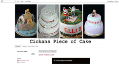 Desktop Screenshot of cickanspieceofcake.blogspot.com