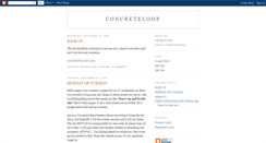 Desktop Screenshot of concreteloop.blogspot.com