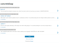 Tablet Screenshot of concreteloop.blogspot.com