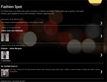 Tablet Screenshot of fashionspotblog.blogspot.com