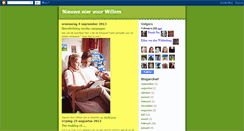 Desktop Screenshot of nieuweniervoorwillem.blogspot.com