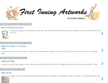 Tablet Screenshot of firstinningartworks.blogspot.com