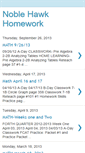 Mobile Screenshot of noblehawkhomework.blogspot.com
