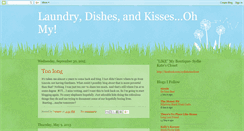 Desktop Screenshot of laundrydishesandkisses.blogspot.com