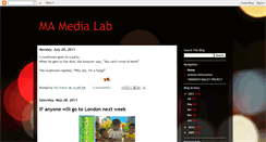 Desktop Screenshot of mamedialab.blogspot.com