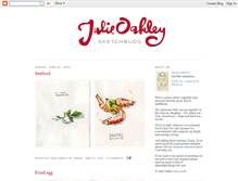 Tablet Screenshot of julieoakley.blogspot.com