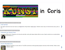 Tablet Screenshot of kunstincoris.blogspot.com