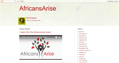 Desktop Screenshot of africansariseuk.blogspot.com