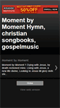 Mobile Screenshot of momentbymomenthymn.blogspot.com