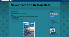 Desktop Screenshot of newsfromthenelsonnest.blogspot.com