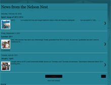 Tablet Screenshot of newsfromthenelsonnest.blogspot.com