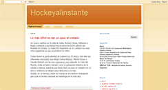 Desktop Screenshot of hockeyalinstante.blogspot.com
