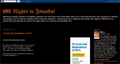 Desktop Screenshot of 1001-nights-in-istanbul.blogspot.com