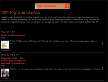 Tablet Screenshot of 1001-nights-in-istanbul.blogspot.com
