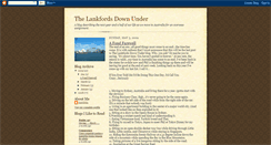 Desktop Screenshot of lankfordsdownunder.blogspot.com
