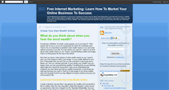 Desktop Screenshot of internetmarketing-ilexx.blogspot.com