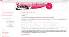 Desktop Screenshot of fitterfasteronline.blogspot.com