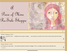 Tablet Screenshot of apieceofmineresaleshoppe.blogspot.com