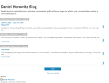 Tablet Screenshot of danielhorowitz.blogspot.com