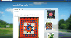 Desktop Screenshot of maggiemayquilts.blogspot.com