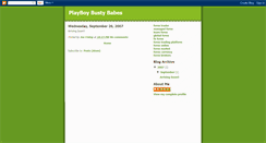 Desktop Screenshot of playboybustybabes.blogspot.com