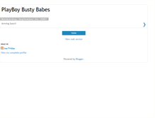 Tablet Screenshot of playboybustybabes.blogspot.com