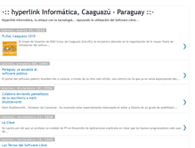 Tablet Screenshot of hyperlink-caaguazu.blogspot.com