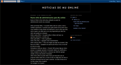Desktop Screenshot of noticiasmuonline.blogspot.com