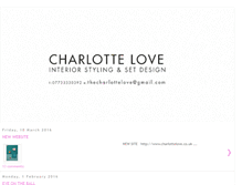 Tablet Screenshot of charlottelovey.blogspot.com