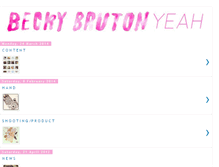 Tablet Screenshot of beckybrutonyeah.blogspot.com