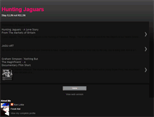 Tablet Screenshot of huntingjaguars.blogspot.com