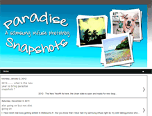 Tablet Screenshot of paradisesnapshots.blogspot.com