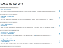 Tablet Screenshot of esaged-tic-2009-2010.blogspot.com