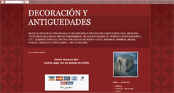 Desktop Screenshot of decoracionyantiguedades.blogspot.com