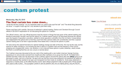 Desktop Screenshot of coathamprotest.blogspot.com