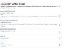 Tablet Screenshot of meanbeancoffee.blogspot.com