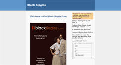 Desktop Screenshot of blacksingles53.blogspot.com