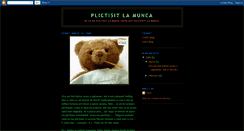 Desktop Screenshot of plictisit-la-munca.blogspot.com